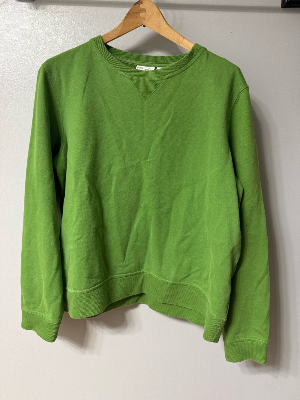 Kim Rogers Green Crewneck Sweatshirt Medium